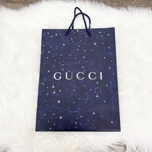Gucci Shopping Gift Bag Astrology Zodiac Star Limited Edition